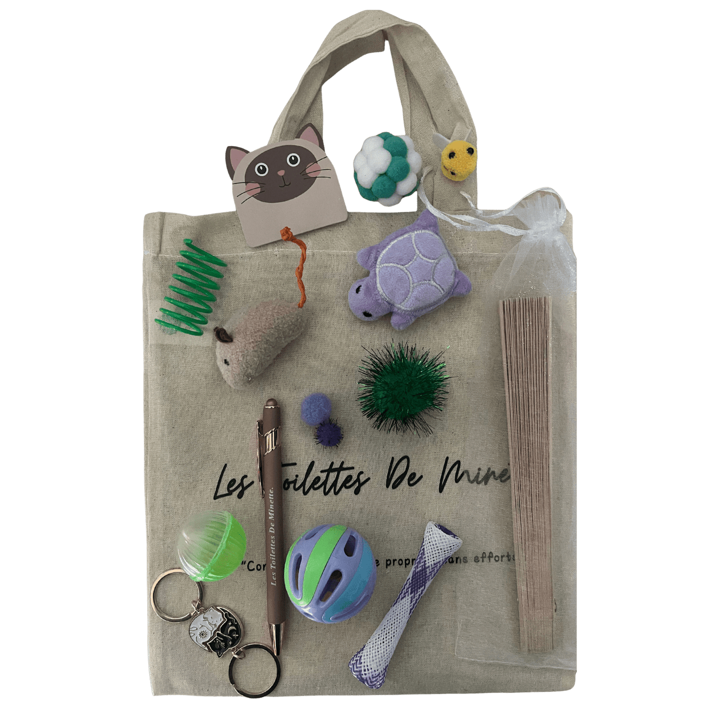 Pochette de Jouet vert surprise pour votre chat