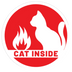Autocollant “CAT INSIDE” de sécurité incendie pour sauver nos chats
