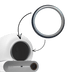 Cercle Gris Métallisé