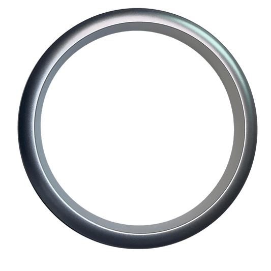 Cercle Gris Métallisé