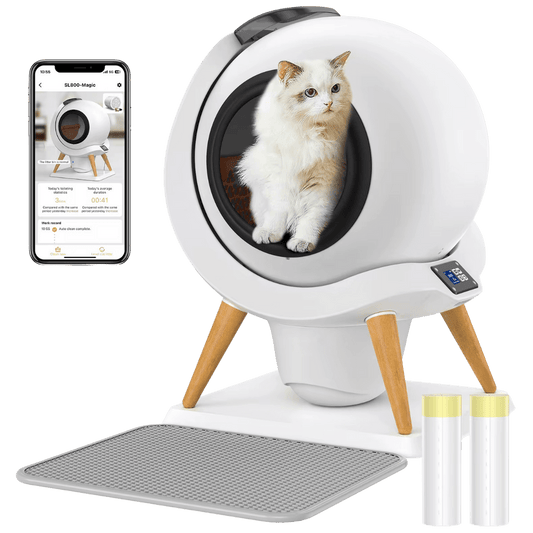 Litière Automatique PetitPaw – Design Premium & Connectée