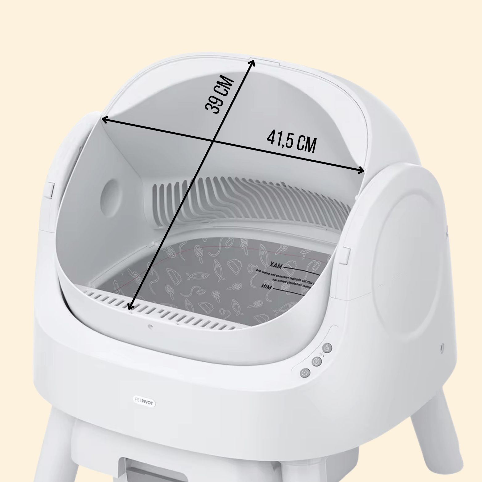 Litière Automatique PetPivot - Grands Chats